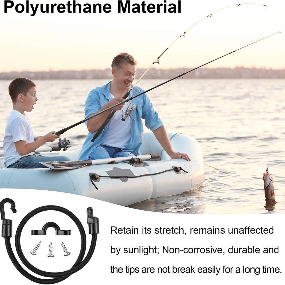 Universal Boat Rod Straps Wear-resistant Fishing Rod Tie Downs Replacement Rod Tamer