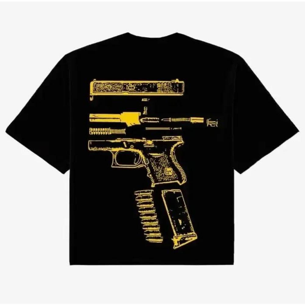 Мужские футболки Y2K Футболка Harajuku Hip Hop с графическим принтом We Trust, круглым вырезом, хлопковая футболка большого размера, готические топы с коротким рукавом