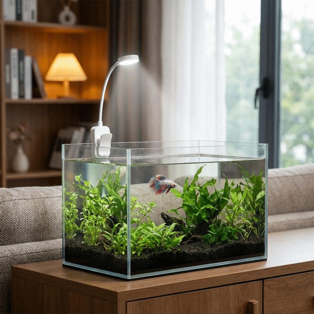 Flexible Stem Aquarium Decorative Light 360° Rotatable LED Fish Tank Light Plant Growing