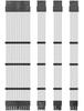 Novonest Power Supply Extension Sleeves for Auxiliary Power Modular 500mm Set of Includes Sleeve Guide Set Cables, Long, 4, 24-Piece [SC504]