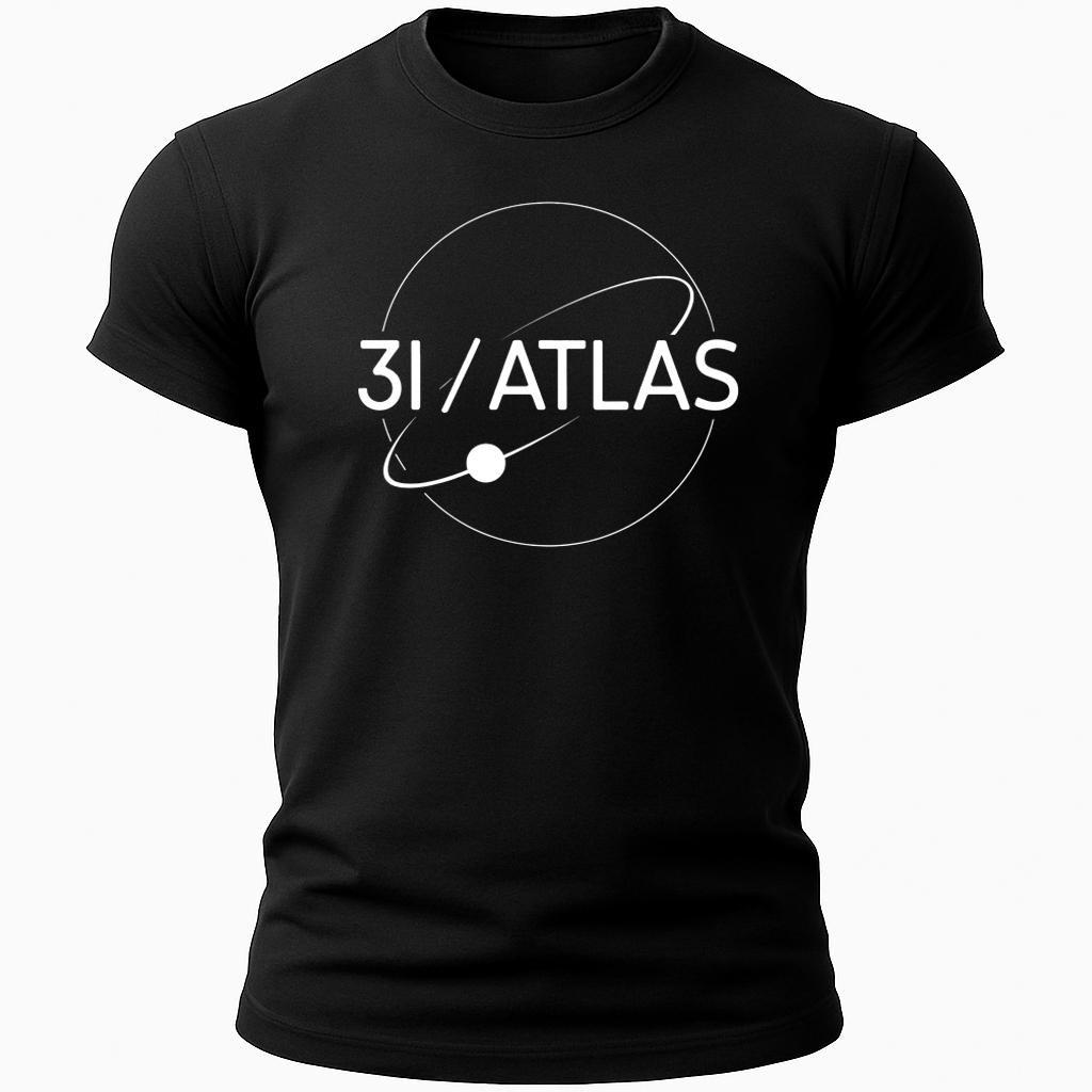 3I ATLAS TShirt Minimalist Space Graphic Tee Modern Astronomy Shirt