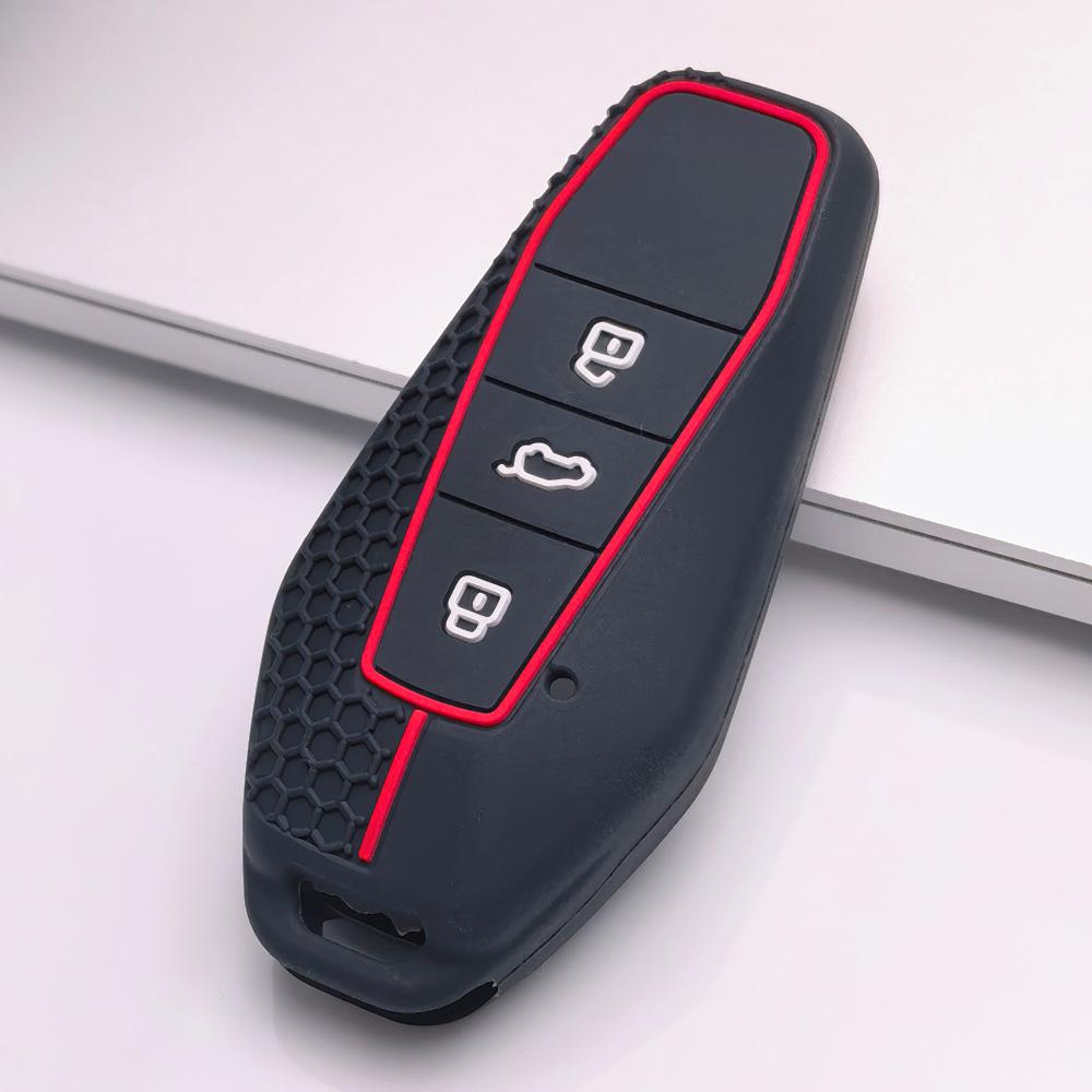 Чехол для брелока для Chery GT iCAR Shuxiangjia EQ7 AIQAR EQ5 EQ3 Поверхность устойчивая к царапинам Ударопрочная конструкция Мягкая текстура для удобного захвата Дизайн, легкий в установке