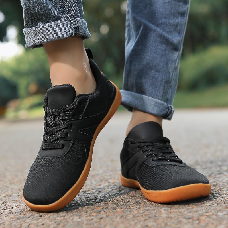 Лоферы мужские и женские прогулочные туфли с широким носком босиком минималистичные туфли с нулевым падением дышащие модные кроссовки