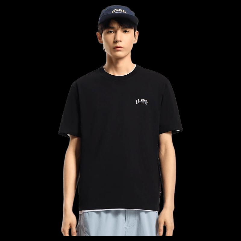 LI-NING Men's Short-Sleeve Graphic T-Shirt AHSW275-4