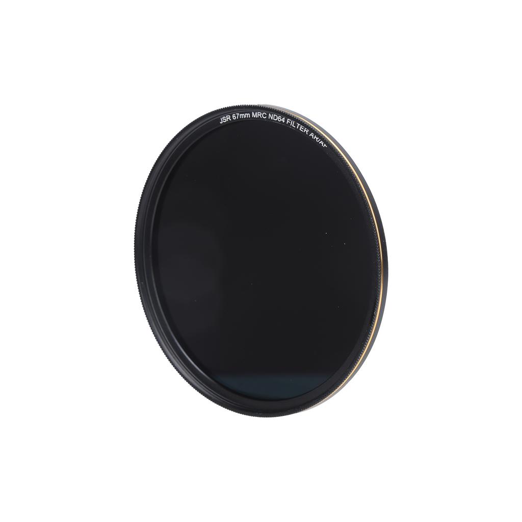 Junestar ND MRC ND64 UltraThin Dimming Lens Filter Waterproof for SLR Mirrorless Camera(67mm 2.6in