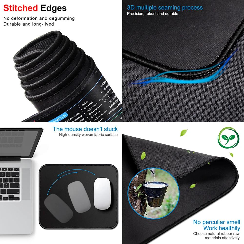 Cool Sports Car Mouse Pad Large Computer Office Game Table Mat XXL Rubber Anti-slip Stitched Keyboard Mats Gaming Long Desk Pads