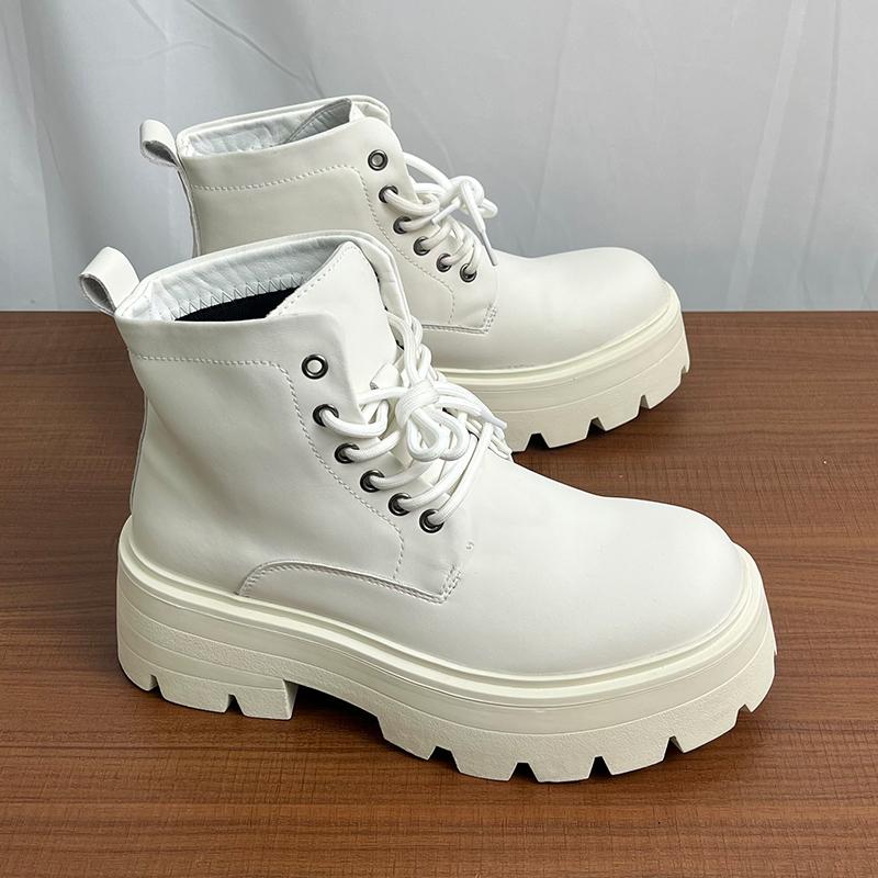 Модная трендовая мужская обувь на толстой подошве, роскошный дизайнерский классический стиль, для повседневной офисной работы, модная уличная обувь, размеры 38-46 и молодежная обувь, белая