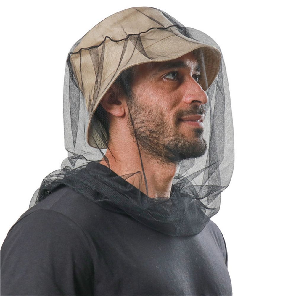 Bee Bug Insect Bee Protection Outdoor Fishing Mosquito Hat Fishing Cap Mesh Hat Head Net