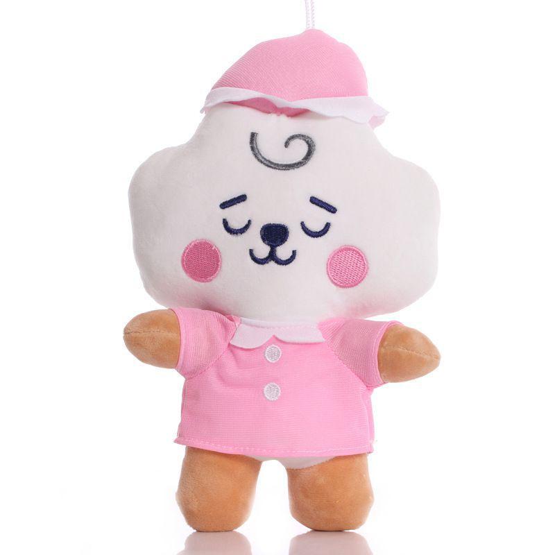 Плюшевая игрушка Bt21 Мягкая кукла Tata Mang Chimmy Rj Koya Cooky Shooky Van Kpop Bts