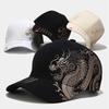 Unisex Chinese Style Dragon Totem Printing Baseball Cap For Women Men Trucker Cap Spring Summer Outdoor Snapback Hat Hip Hop Hat