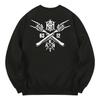 KAN6312 Kmb0146 Crosshand Fleece-Lined Sweatshirt - Black