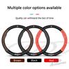 38cm Carbon Fiber Leather Car Steering Wheel Cover Anti-Slip For Renault Megane Clio Duster kadjar Captur Talisman Laguna Kangoo Z555