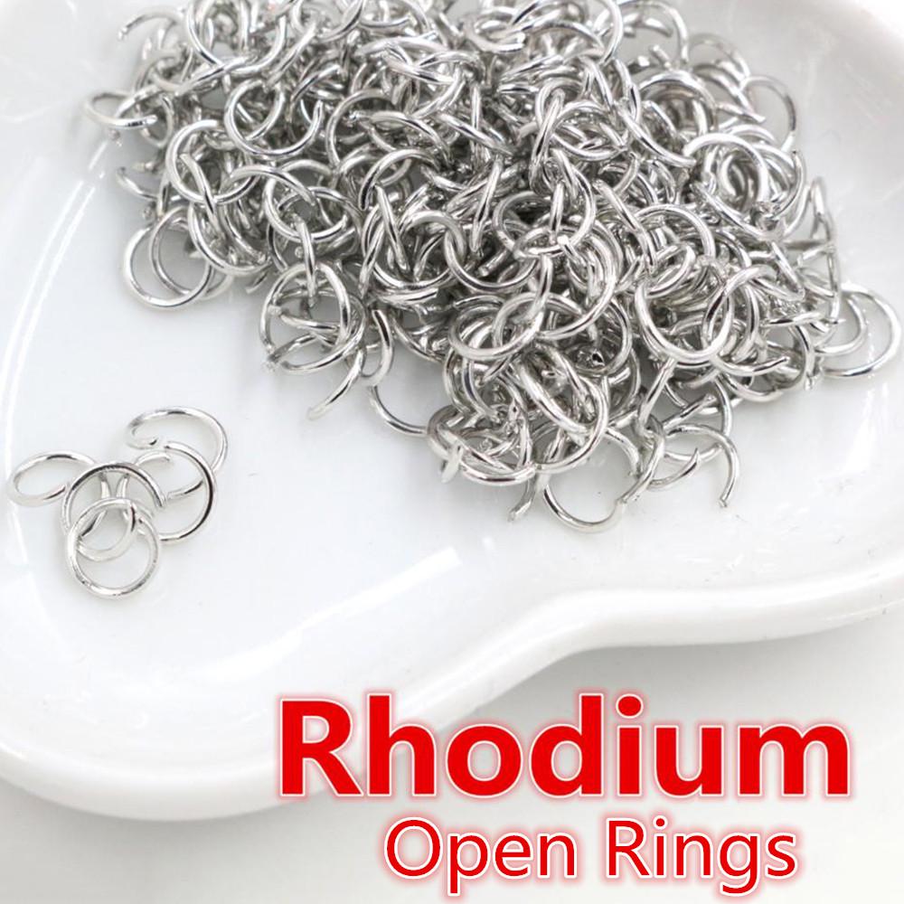 200 шт. гальванизированных железных соединительных колец (3-10mm) для изготовления ювелирных изделий своими руками