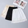 Thin JK Underpants Lace Edge Underskirt Women Petticoats Anti-Lighting Underskirt Silk Dress Slip