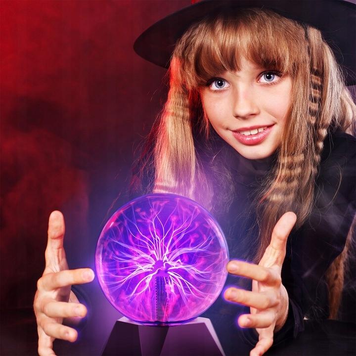 Magic Ball Plasma Lamp Glass Educational Plasma Night Lamp