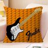 Крутые чехлы на подушки для гитары F-Fender G-Guitar Дюймы Сельский Декор Домашние декоративные наволочки для дивана