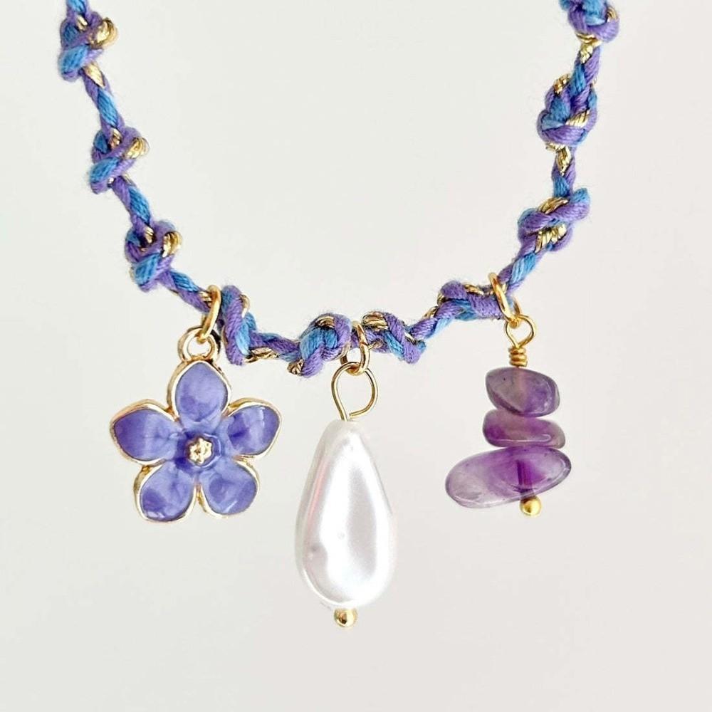 Starfish Conch Shell Necklace Boho Charm Pearl Pendant Necklace Vintage Seashell Choker  Gifts