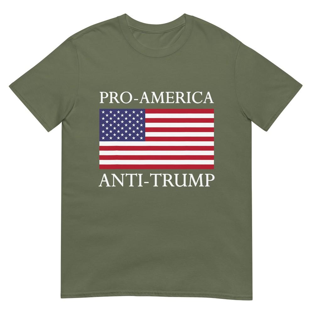 Proamerica Antitrump American Usa Flag Resist Tshirt