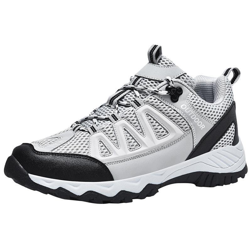 Повседневные кроссовки мужские удобные дышащие мягкие плоские низкие повседневные туфли мужские противоскользящие на шнуровке для активного отдыха и пеших прогулок мужские