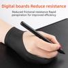 Anti-Scratch Black Blue Grey Pink Two Finger Glove Tablet Drawing Glove Art Supplies Painting Glove