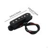 Alnico 5 Electric Guitar Pickups Prewired Noiseless Set for Instrument