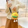 Doll Plush French Fries Handbag Crossbody Bag Shoulder Bag Casual Cartoon Hamburger Bag  Girl