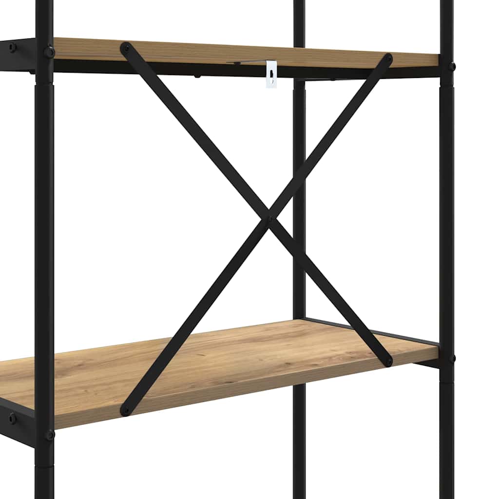 Bookshelf Artisan Oak 80 x 30 x 109 cm Particleboard
