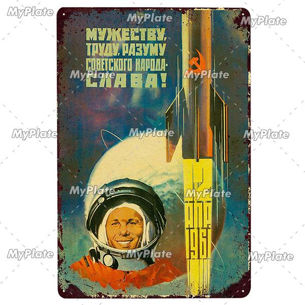 Русская Металлическая Табличка Плакат Жестяная Табличка Пластина Настенный Декор Для Бара Клуба Мужской Пещеры Авиационный Постер Классический Постер Сталин Лидер
