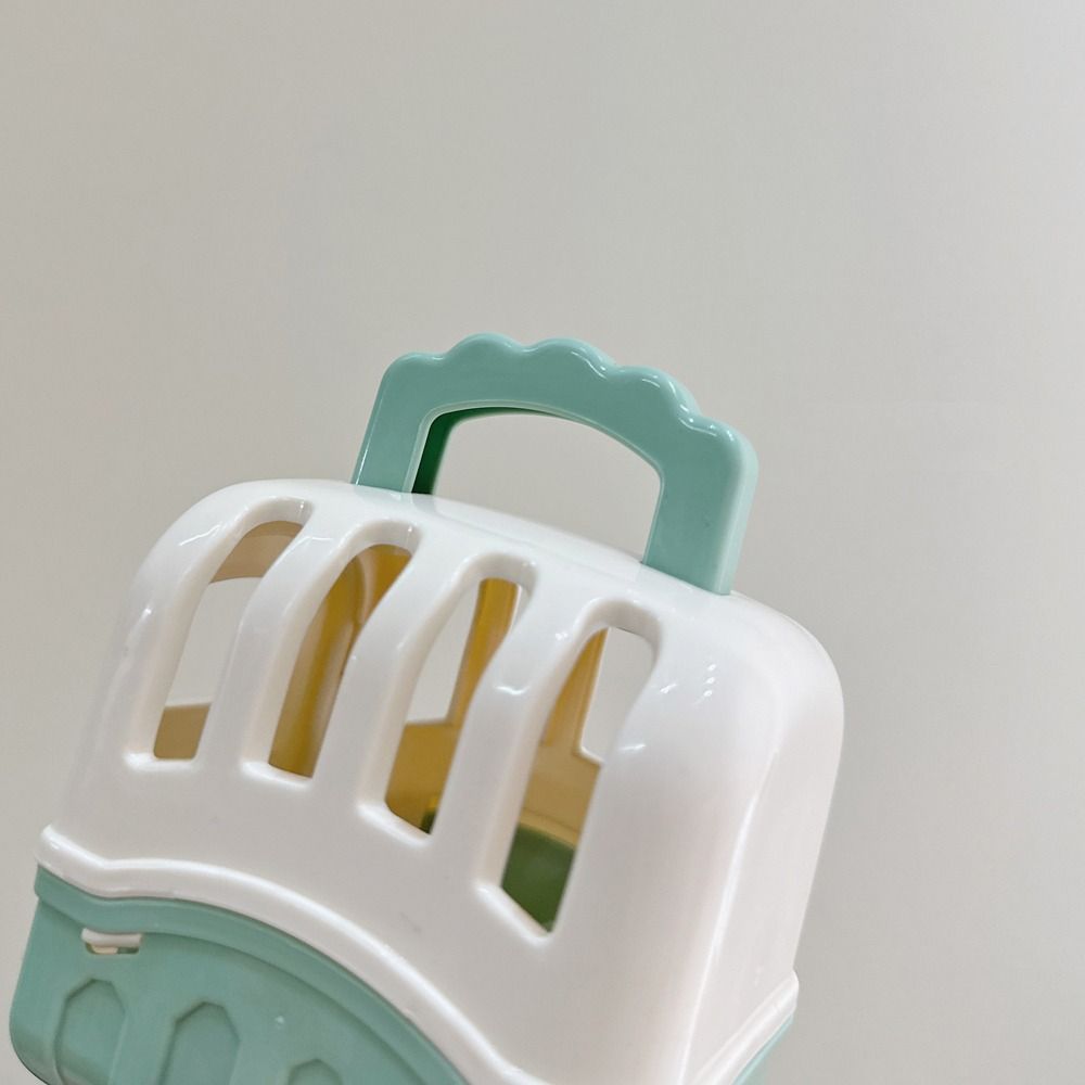 Scene Playing Dog Doll Set Pet Basket Dog Cage Toys Dog Dollhouse Toy Birthday Gift