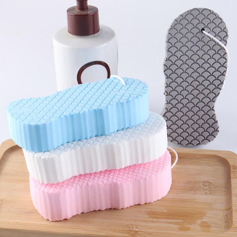 Soft Sponge Body Scrubber Bath Exfoliating Scrub Sponge Shower Brush Cleaner