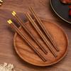 Купол Fu Zi куриные крылышки, палочки для еды, бытовая посуда, палочки для еды из цельного дерева, без краски, без воска