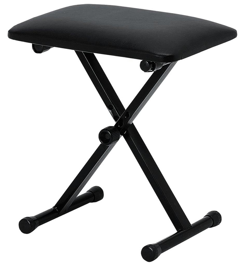 KC Keyboard Throne Black (Piano Stool) KB-4400/BK