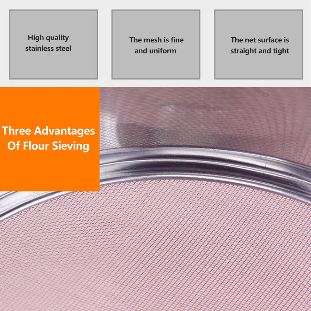 Семейная форма для выпечки «сделай сам»/форма для торта, ультратонкий просеиватель для муки из нержавеющей стали, 15 см-40 сеток