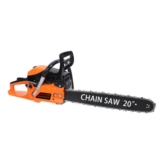 20 Inch Gas Chainsaw, 58CC 2-Stroke Gas Powered Chainsaw, Handheld Cordless Chainsaw, High-Power Logging Saw for Wood Cutting and Tree