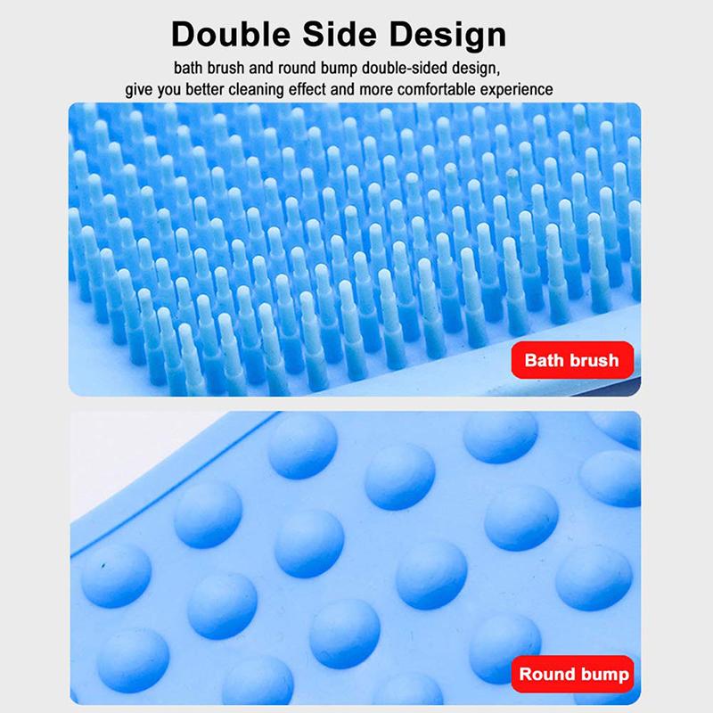 Magic Silicone Brushes Bath Towels Rubbing Back Mud Peeling Body Massage Shower