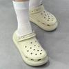 Crocs Кроксы Crush Clog Puff Удобные простые кроксы Унисекс кроксы Цвет Метеоритный Серый 207521-1WY