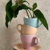 Elegant Table Chloris Coffee Cup Set 4 Colors Newlywed Home Cafe Housewarming Gift