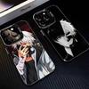 Чехол для телефона Аниме K-Kaneki-K-Ken Для iPhone17,16,15,14,13,12,11 Plus,Pro Max Черный Матовый Ударопрочный Чехол