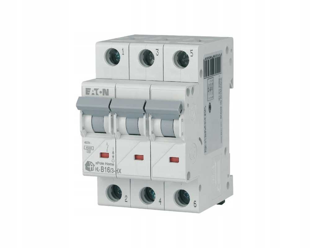 Eaton Wyłącznik Nadprądowy 6Ka 3P B16 16A