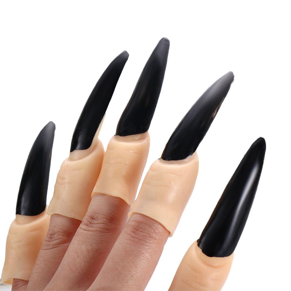 Set Witch Nails For Women Men Halloween Prop Toys Halloween Supplies Witch Nose Wicked Witch Decor