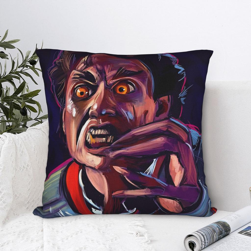 Horror Film Frighteds Nights Pillow Cover Design Cushion Cover Funny Pillow Case For Living Room Chair