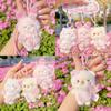 Cherry Blossom Bear Rabbit Cat Plush Keyring For Teen Girls And Collectors