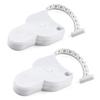MOLATE 2-Pack Mini Tape Measure, Surveying Supplies, Circumference Measuring Tape, Y-Shaped, 150cm, Used for Body Measurements and Clothing Tailoring