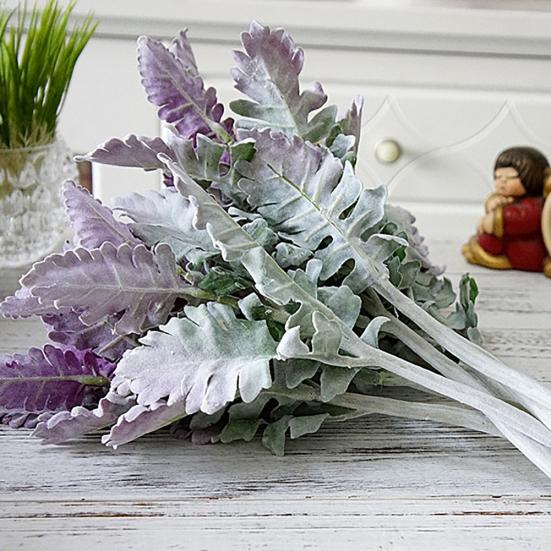 1шт искусственный Senecio Cineraria поддельные растения фото реквизит DIY домашний офис декор