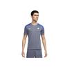 Футболка Inter Milan Dri-FIT Strike с круглым вырезом, облегающая, влагоотводящая, легкая, удобная, с коротким рукавом, мужская, цвет синий-серый FN9817-491