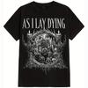 As I Lay Dying Candlelight Frame T-ShirtCasual Crew Neck Slight Stretch Four Seasons Appropriate 220g