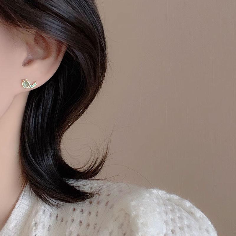 Новые модные серьги милые серьги в виде кошачьего глаза в виде насекомых серьги