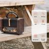 Винтажная беспроводная колонка с FM-радио, Bluetooth, USB, TF, Mp3, TWS, деревянный дизайн