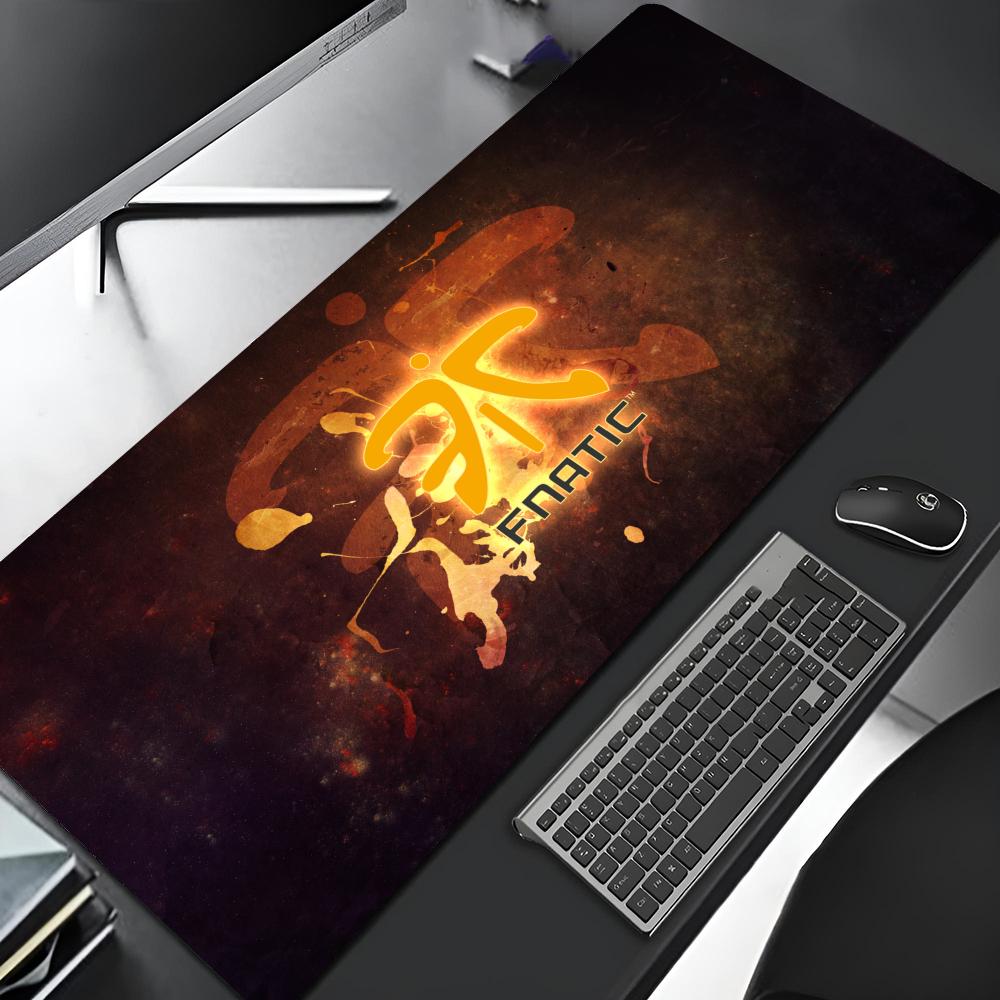 FnaticS Коврик для мыши с краем Большой Игровой Модный Фиксирующий Компьютерный Геймерский Большой Резиновый Арт Коврик для мыши Ноутбук Настольный коврик