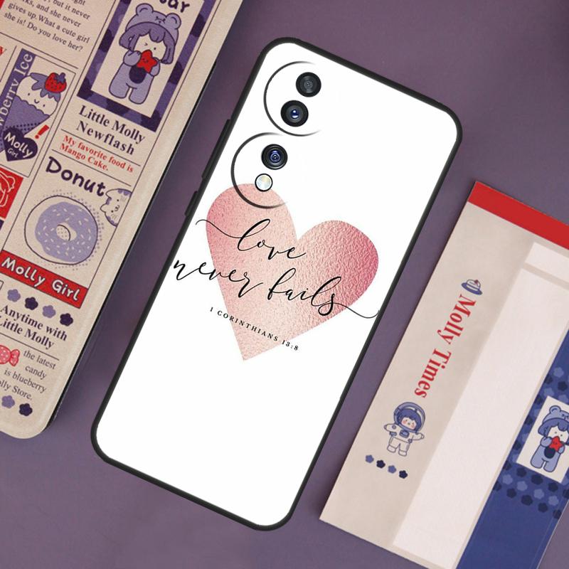 Христианский чехол для телефона Honor Magic 6 5 7 Pro Honor 200 Pro 50 70 90 Lite X9b X9a X8b X8a X8 X9 X9c